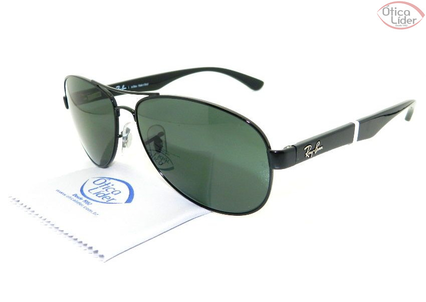 Ray-Ban RB 3525l 002/71 59 Aviador Metal Preto