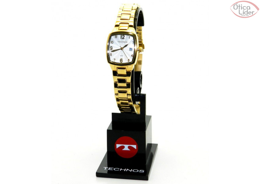Technos TE 2015 caf/4k Dourado Quadrado Elegance