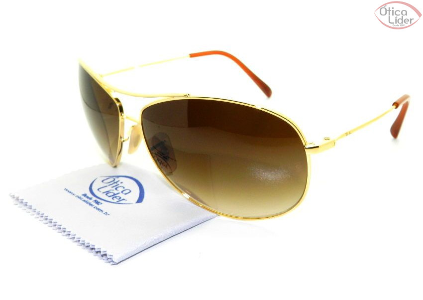 Ray-Ban RB 3454 001/13 65 Metal Dourado