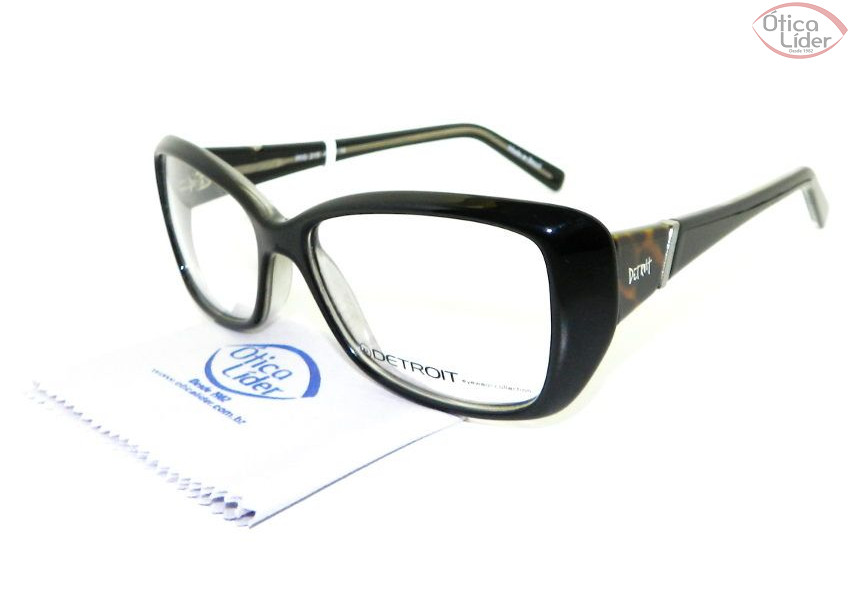 Detroit DT Iris 215 48 Acetato Preto