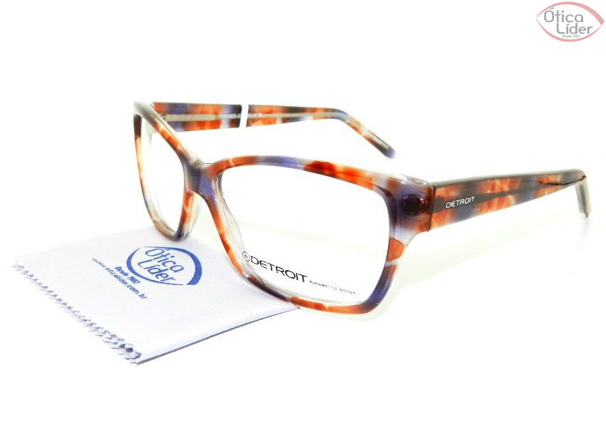 Detroit DT Juliet 237 50 Acetato Marrom / Lilás