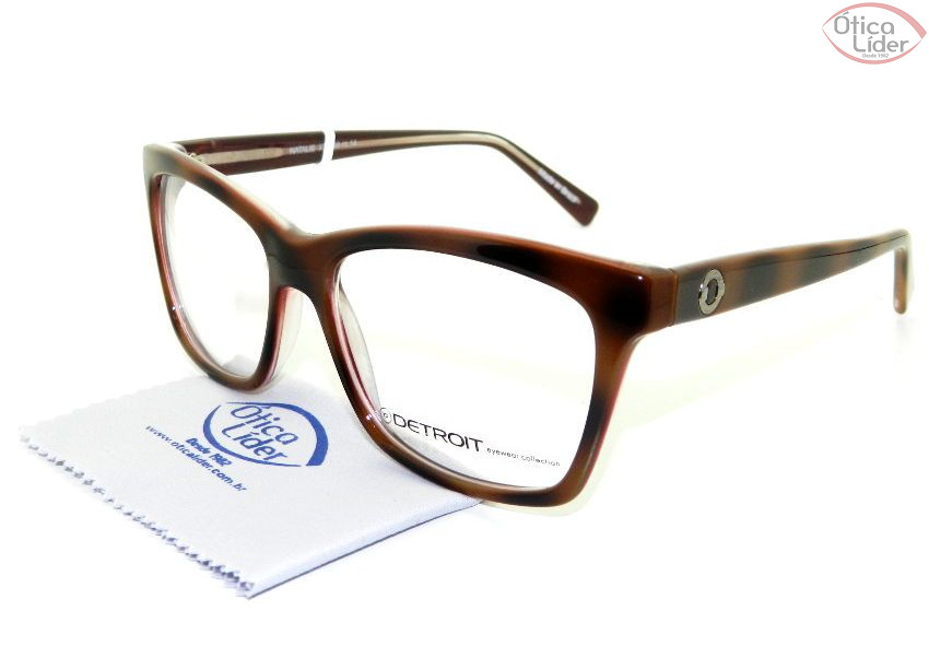 Detroit DT Natalie 303 50 Acetato Marrom Mesclado