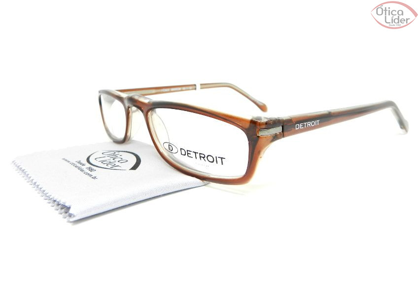 Detroit DT Fenix Marrom 48 Acetato Marrom Transparente