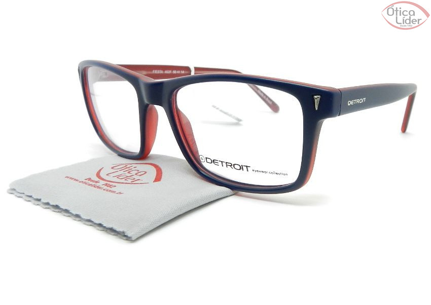 Detroit Fiesta DT462f c15 50 Basic Acetato Azul / Vermelho