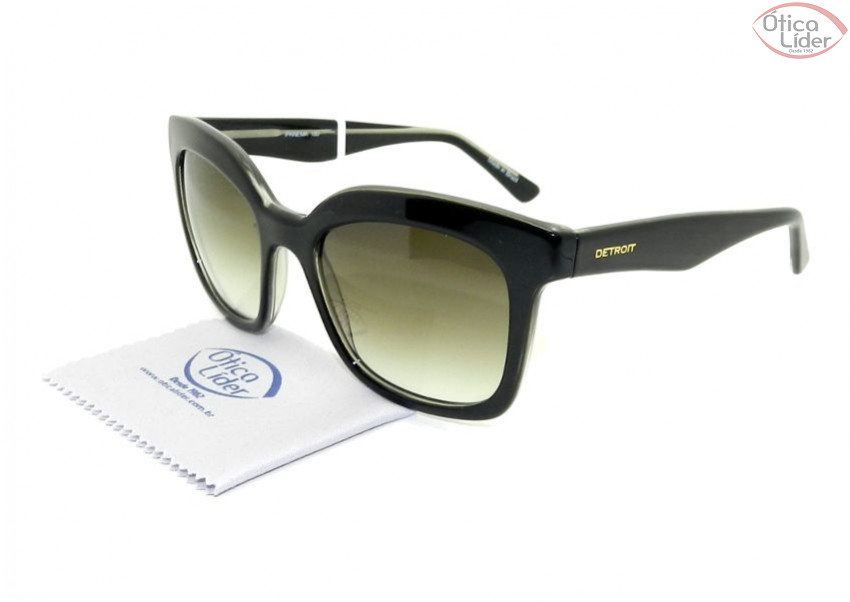 Detroit DT Ipanema 180 52 Acetato Preto