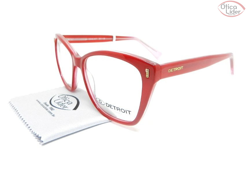 Detroit Kenia DT517 54 Acetato Vermelho