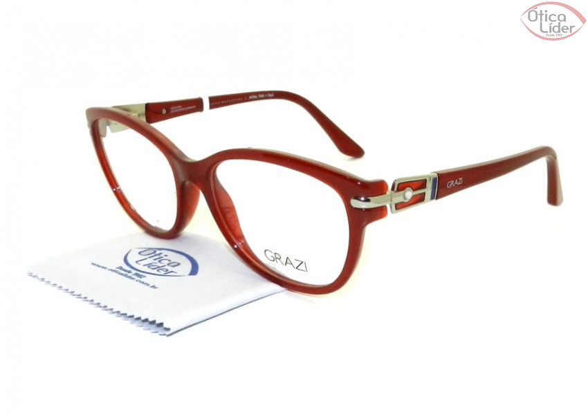 Grazi Massafera GZ3002b d184 54 Acetato Vermelho