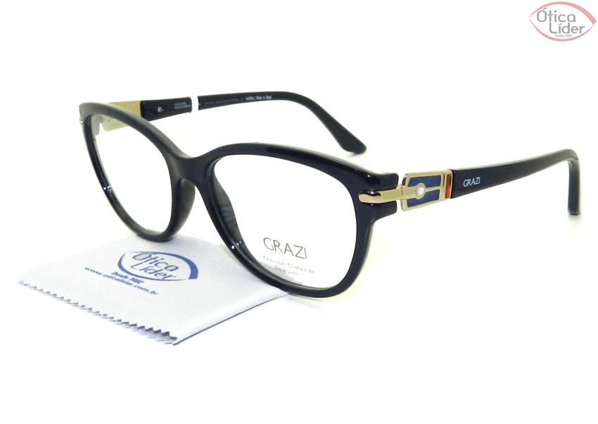 Grazi Massafera GZ 3002b d186 54 Acetato Azul Escuro