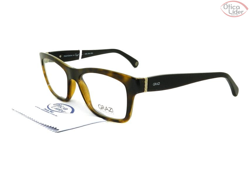 Grazi Massafera GZ 3004 d246 52 Acetato Demi / Preto