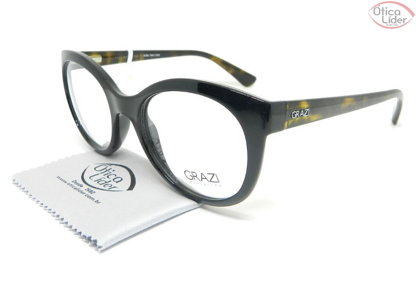 Grazi Massafera GZ 3011 d812 52 Acetato Preto / Mesclada