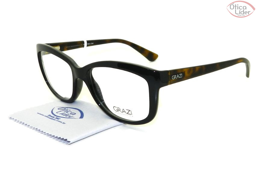 Grazi Massafera GZ 3012 d818 54 Acetato Preto / Mesclada