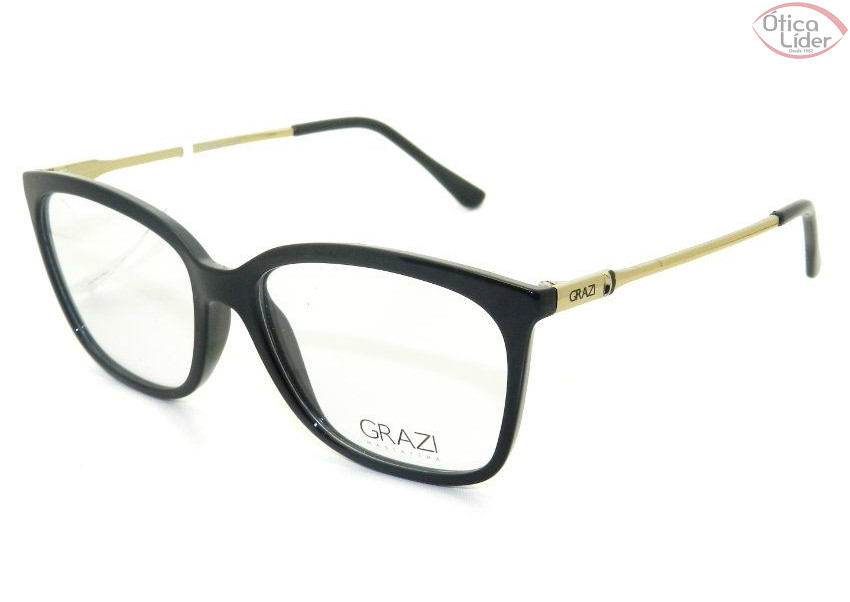 Grazi Massafera GZ3016 d829 53 Acetato Preto / Dourado