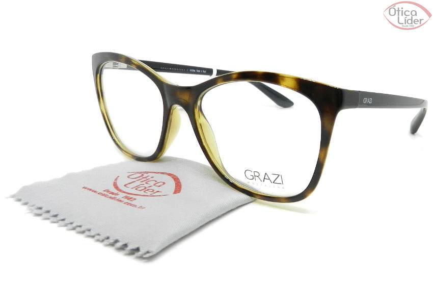 Grazi Massafera GZ3025 e395 53 Acetato Havana / Preto