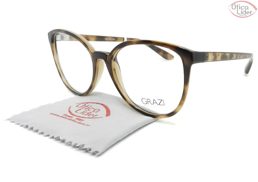 Grazi Massafera GZ3053 f907 51 Acetato Havana Transparente