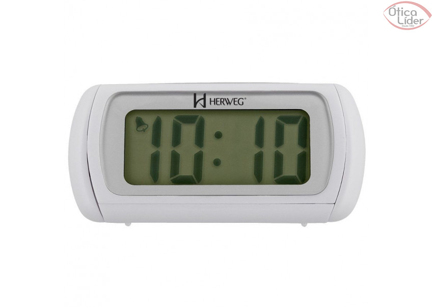 Herweg HE 2916 021 Despertador Digital Branco