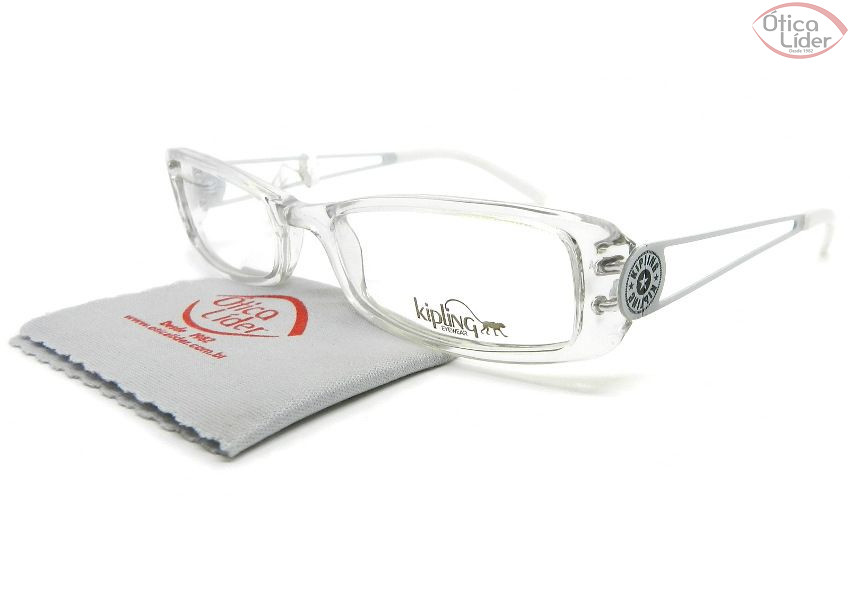 Kipling KP1301 4140 49 Acetato Cristal / Metal Branco