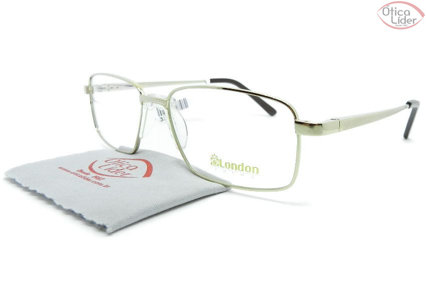 London LO2964 col A 54 Metal Dourado / Acetato Marrom