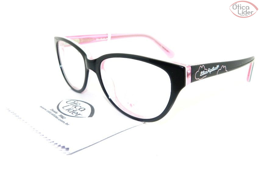 Lilica Ripilica LR 046 49 c4 Infantil Acetato Preto / Rosa