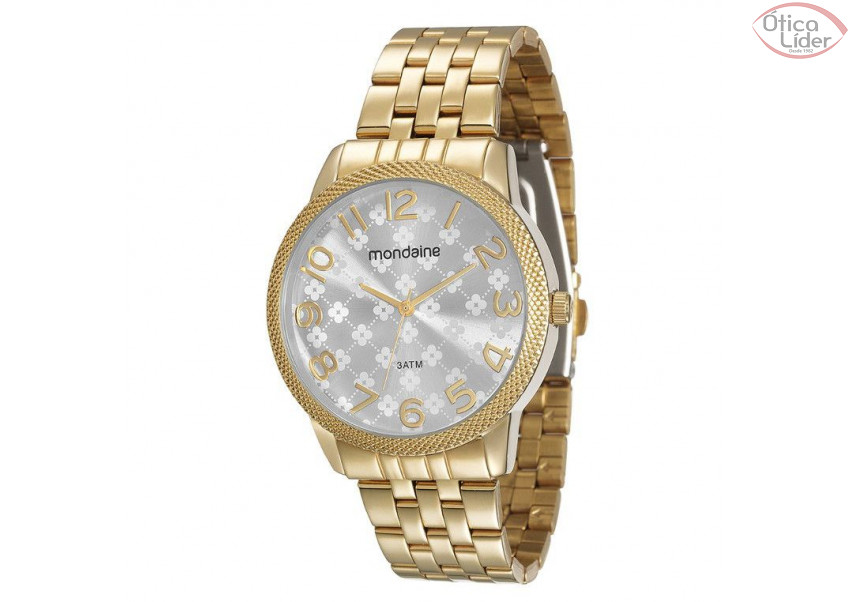 Mondaine MD 12061lpmvde1 Dourado Redondo