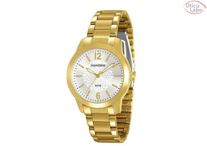 Mondaine MD 78536lpmvda1 Dourado Redondo