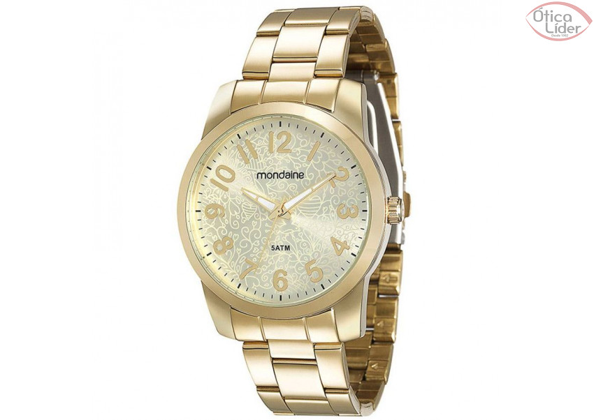 Mondaine MD 78537lpmvda1 Dourado Redondo