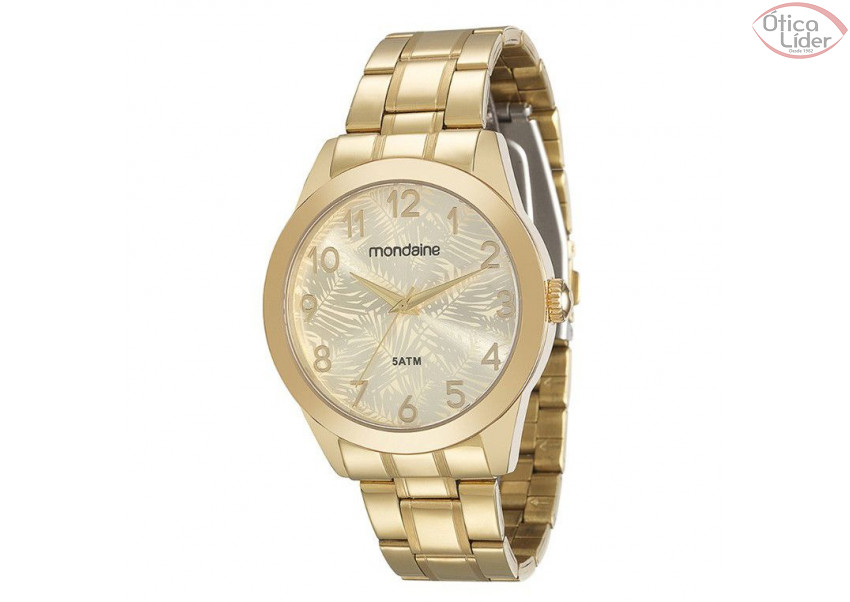 Mondaine MD 78603lpmvda1 Dourado Redondo