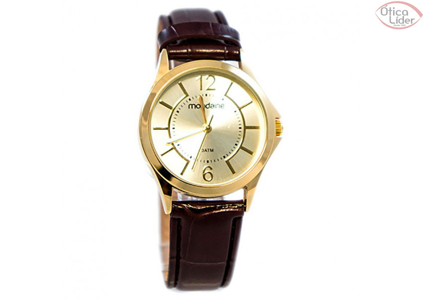 Mondaine MD 83277lpmvdh1 Dourado Redondo