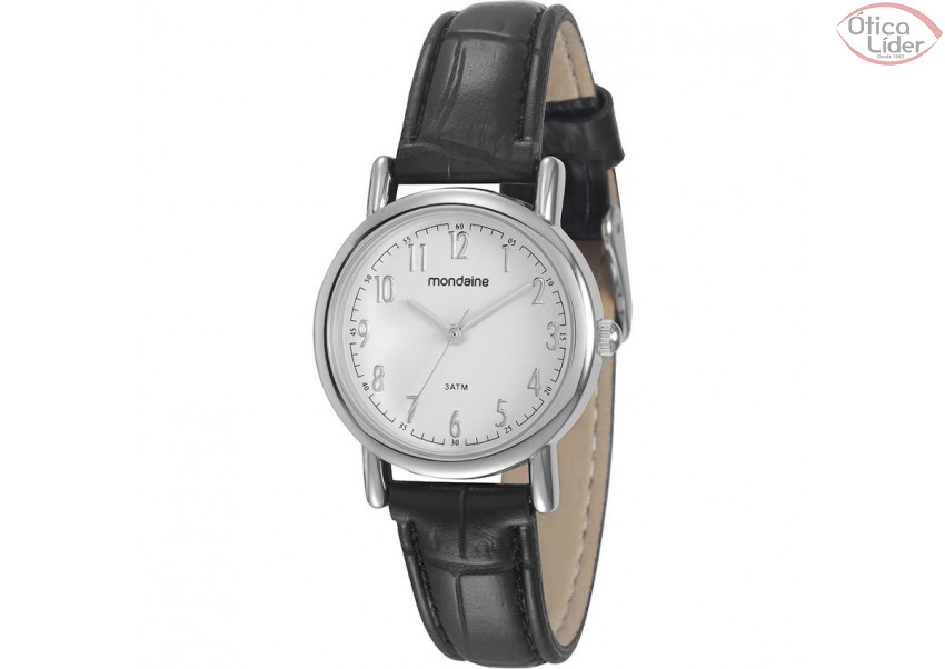 Mondaine MD 83282l0mvnh2 Pulseira Couro Preta