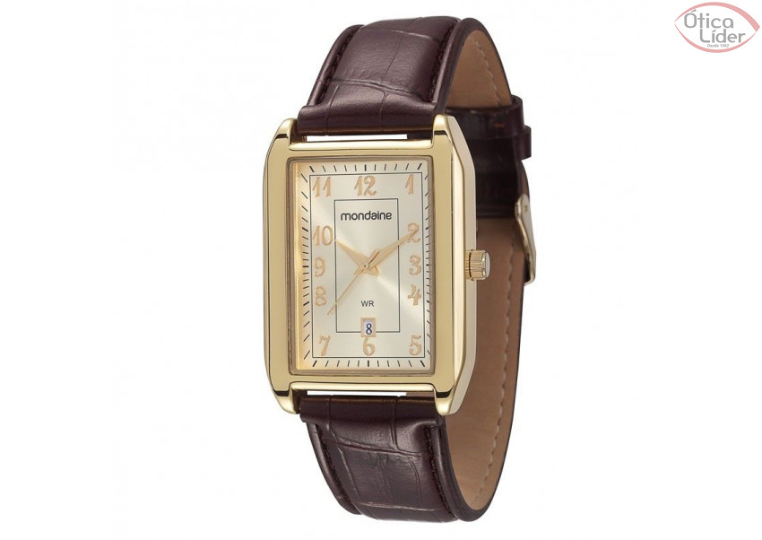 Mondaine MD 83285gpmvdh1 Dourado Pulseira Couro