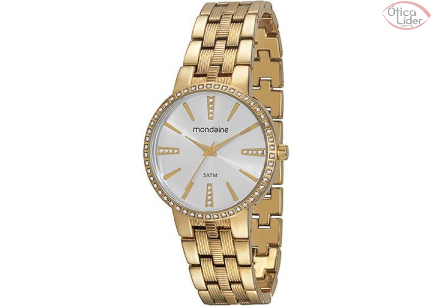 Mondaine MD 94618lpmndm1 Dourado Redondo