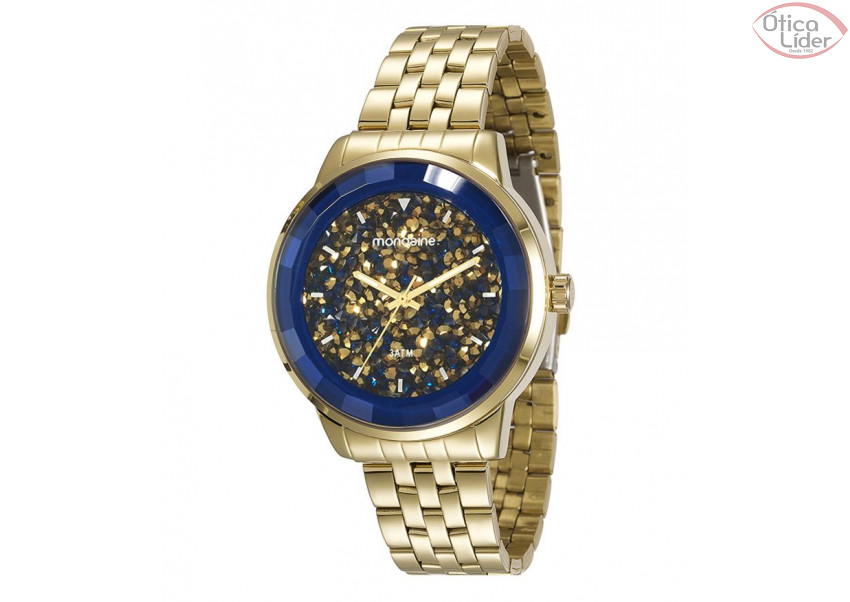 Mondaine MD 94713lpmvde3 Dourado Pulseira Aço