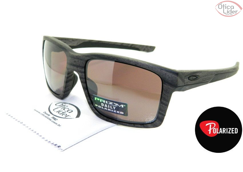 Oakley OO 9264/19 57 Mainlink Acetato Amadeirado Polarizado