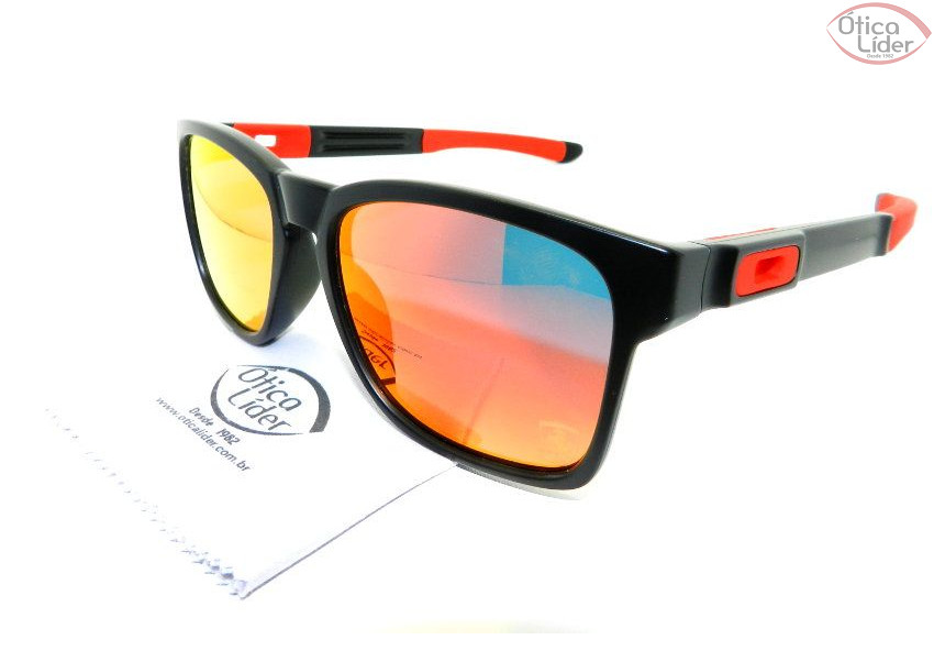 Oakley OO 9272/07 56 Ferrari Acetato Preto Espelhado