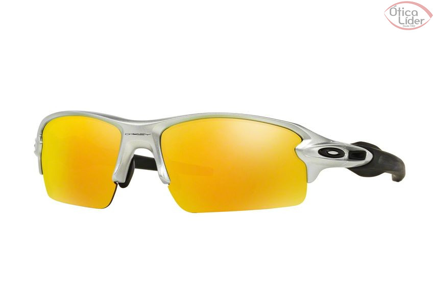 Oakley OO9295 920502 59 Flak 2.0 Acetato Prata Espelhado