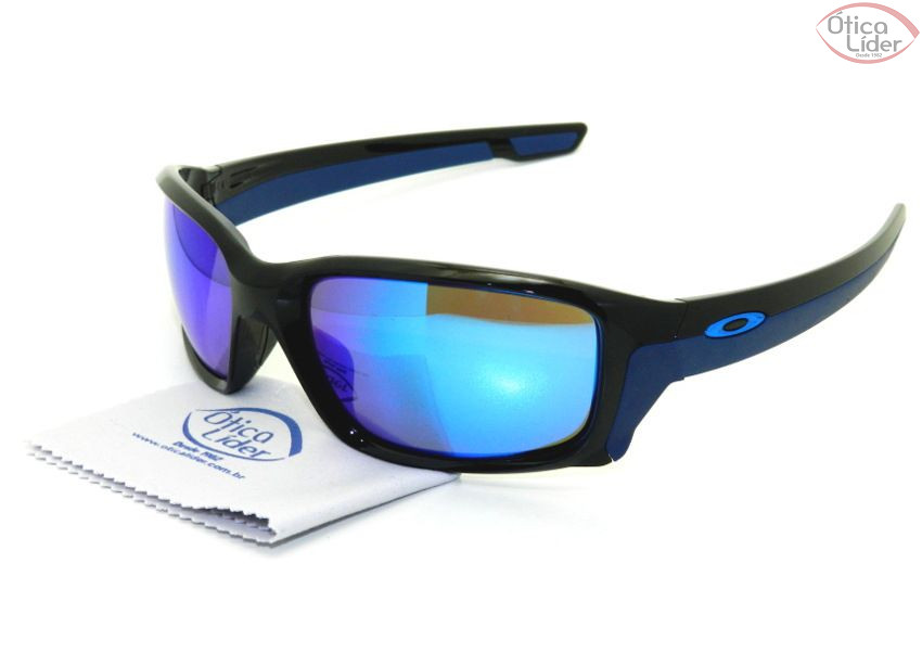 Oakley OO9331/04 61 Straightlink Acetato Preto Azul Espelhado