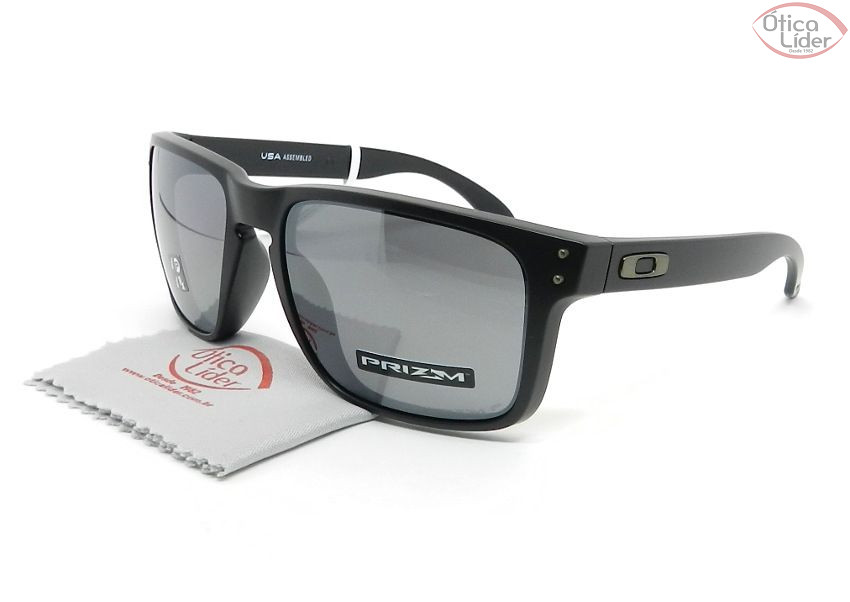 Oakley OO9417 0559 59 Holbrook XL Preto Semi Espelhado Polarizado