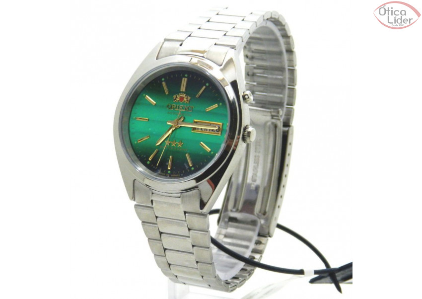 Orient OR 469wa3 e1sx Aço Inox Prata Fundo Verde