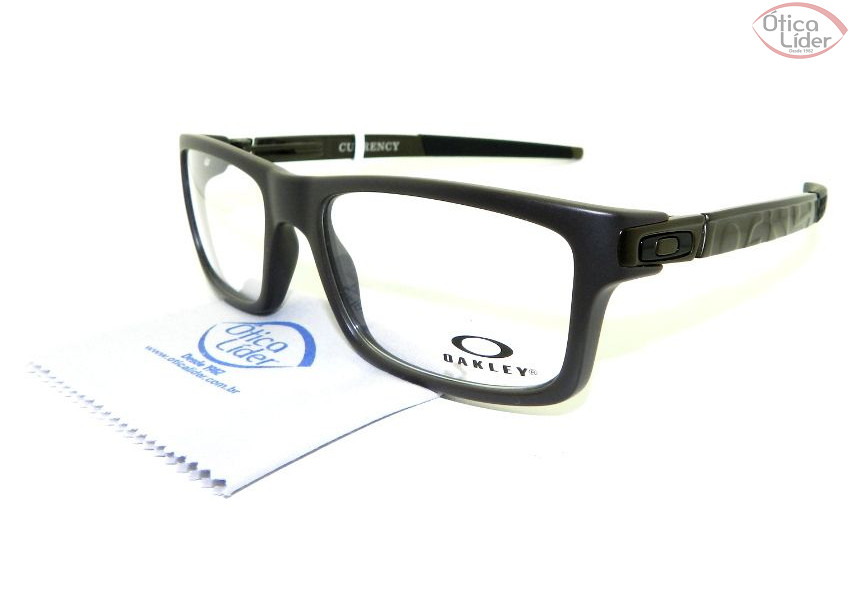 Oakley OX8026 0254 54 Currency Acetato Cinza Escuro / Grafite