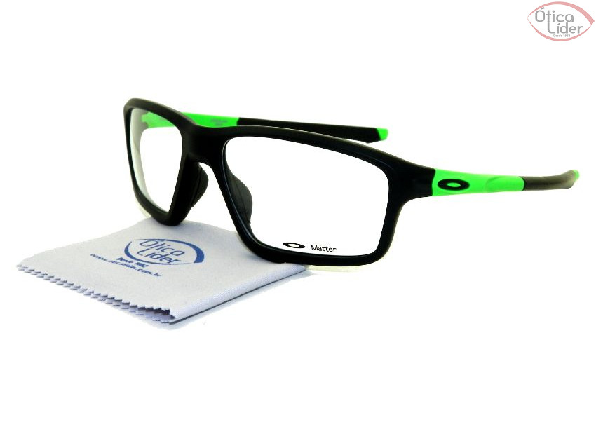 Oakley OX 8076/05 56 Crosslink Zero Acetato Preto / Verde