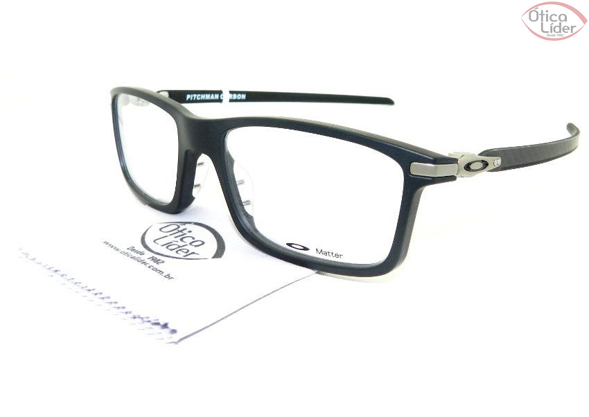 Oakley OX8092 0155 55 Pitchman Acetato Preto / Fibra Carbono