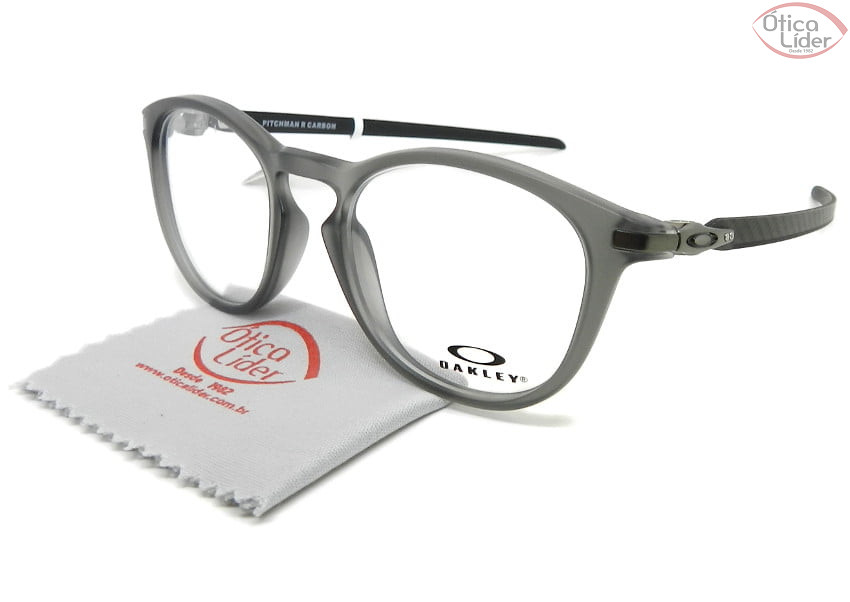 Oakley Pitchman R Carbon OX8149 0250 50 Acetato Cinza Fibra Carbono ate 20 de Desconto na Otica Lider