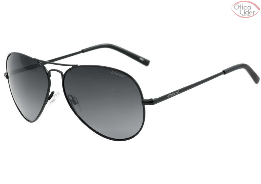 Polaroid PLD 1017s 003/wj 58 Aviador Metal Preto