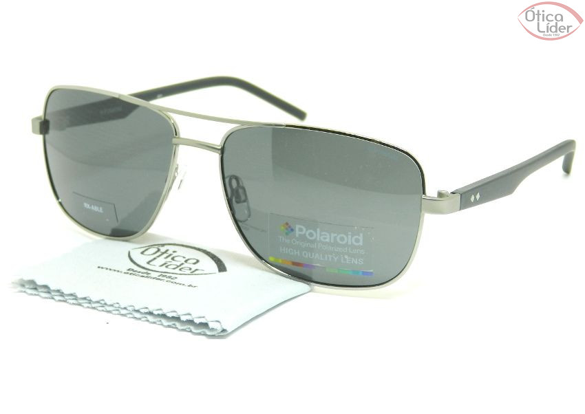 Polaroid PLD 2042/s faey2 59 Metal Prata / Acetato Preto Polarizado