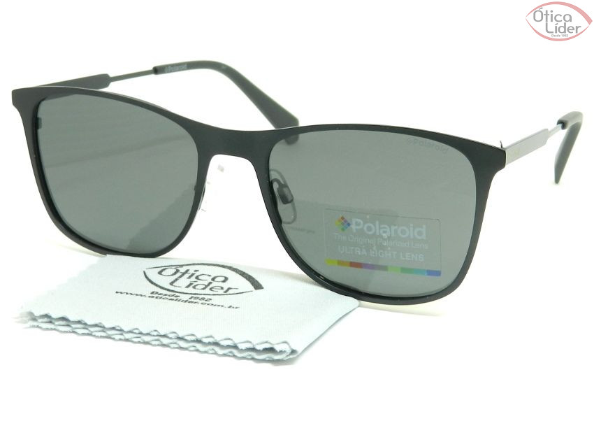 Polaroid PLD 2051/s 807m9 54 Metal Preto Polarizado
