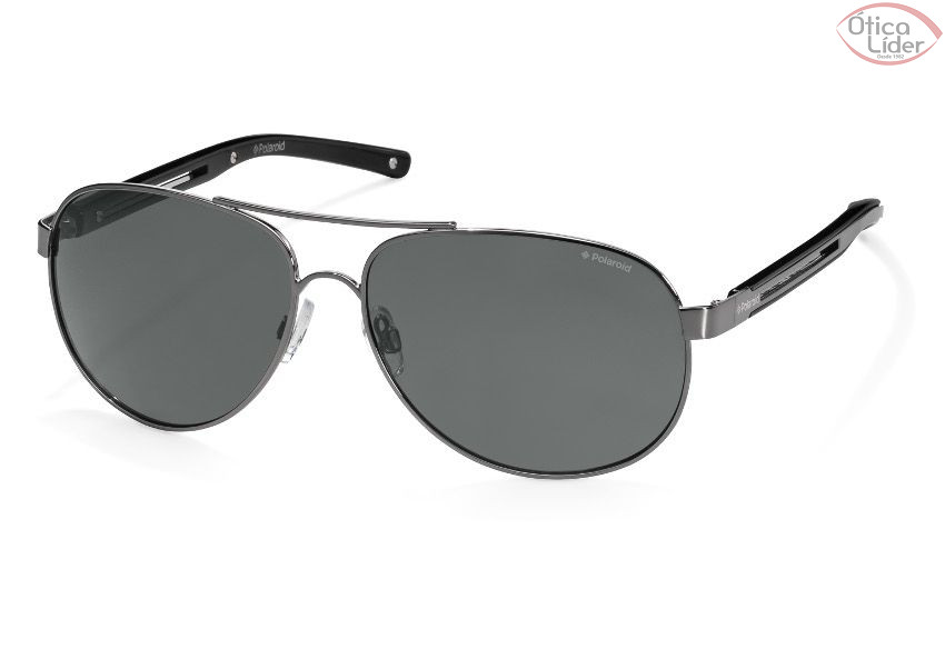 Polaroid PLD 3006s qdf/y2 61 Aviador Metal Chumbo / Acetato Preto
