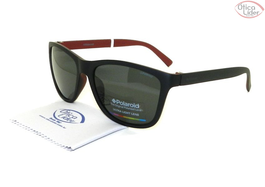 Polaroid PLD 3011/s llq/y2 57 Acetato Preto / Vermelho