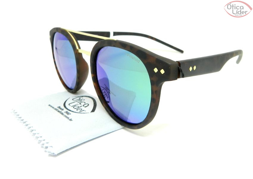 Polaroid PLD 6031/s n9p5z 49 Demi / Dourado Espelhado Polarizado