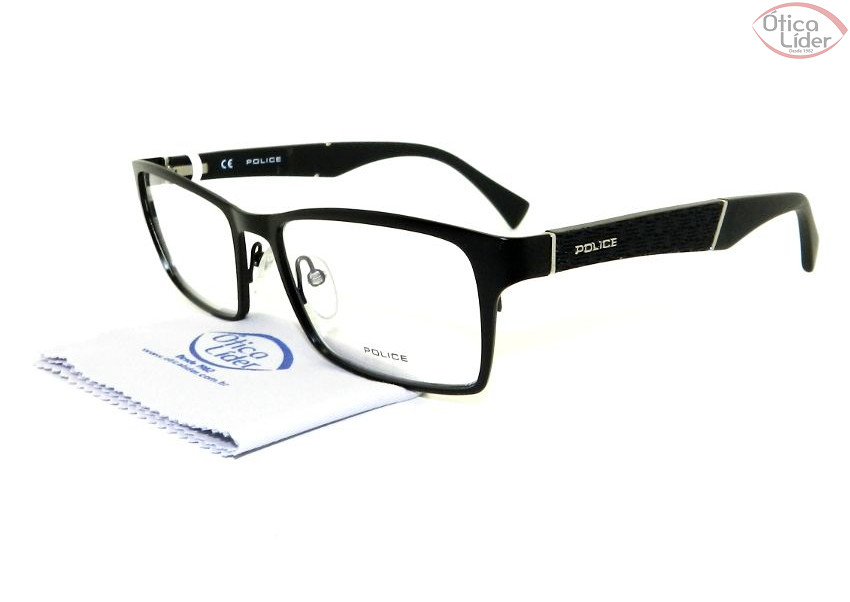 Police PO v8918 0531 56 Close Up Metal / Acetato Preto