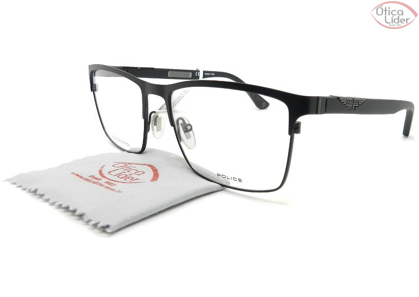 Police Origins 6 VPL885 col.0531 57 Metal Preto / Acetato