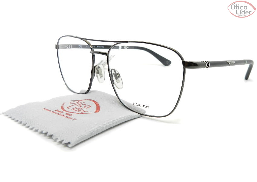 Police Origins 16 VPL955 col.0568 56 Metal Grafite / Acetato Preto